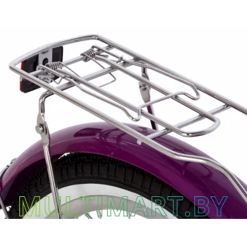 Детский велосипед Novatrack Butterfly 207BUTTERFLY.WVL23 (белый/фиолетовый, 2023) картинка 3
